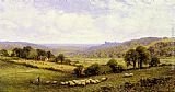 Famous Distance Paintings - Near Amberley, Sussex, with Arundel Castle in the Distance